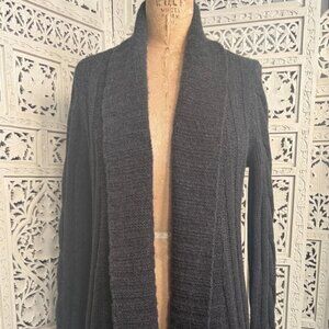 Cashmere Charcoal Gray Cardigan